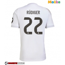 Moške Nogometnih dresov Real Madrid Antonio Rudiger #22 Domači 2025-26 Kratki rokavi